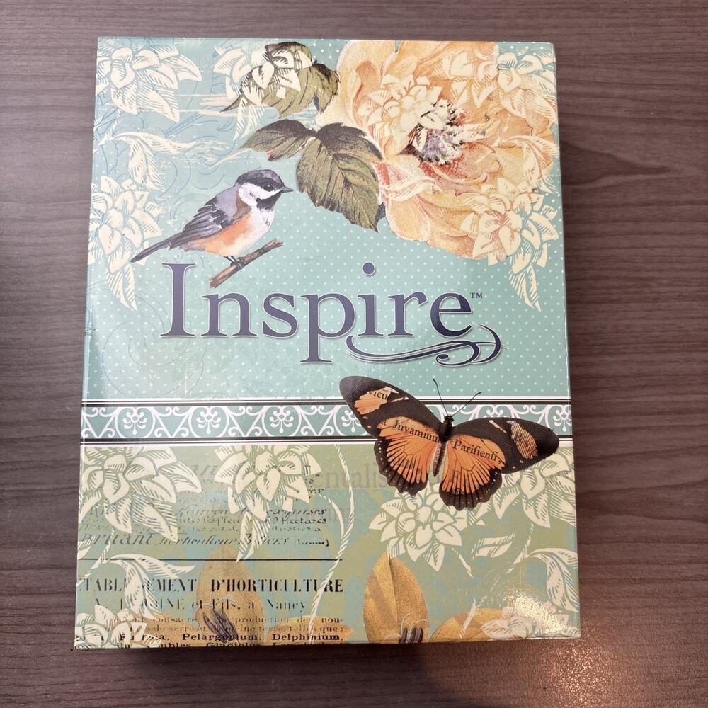 Tyndale NLT Inspire Bible for Creative Journaling Imitation Leather w/Slipcover